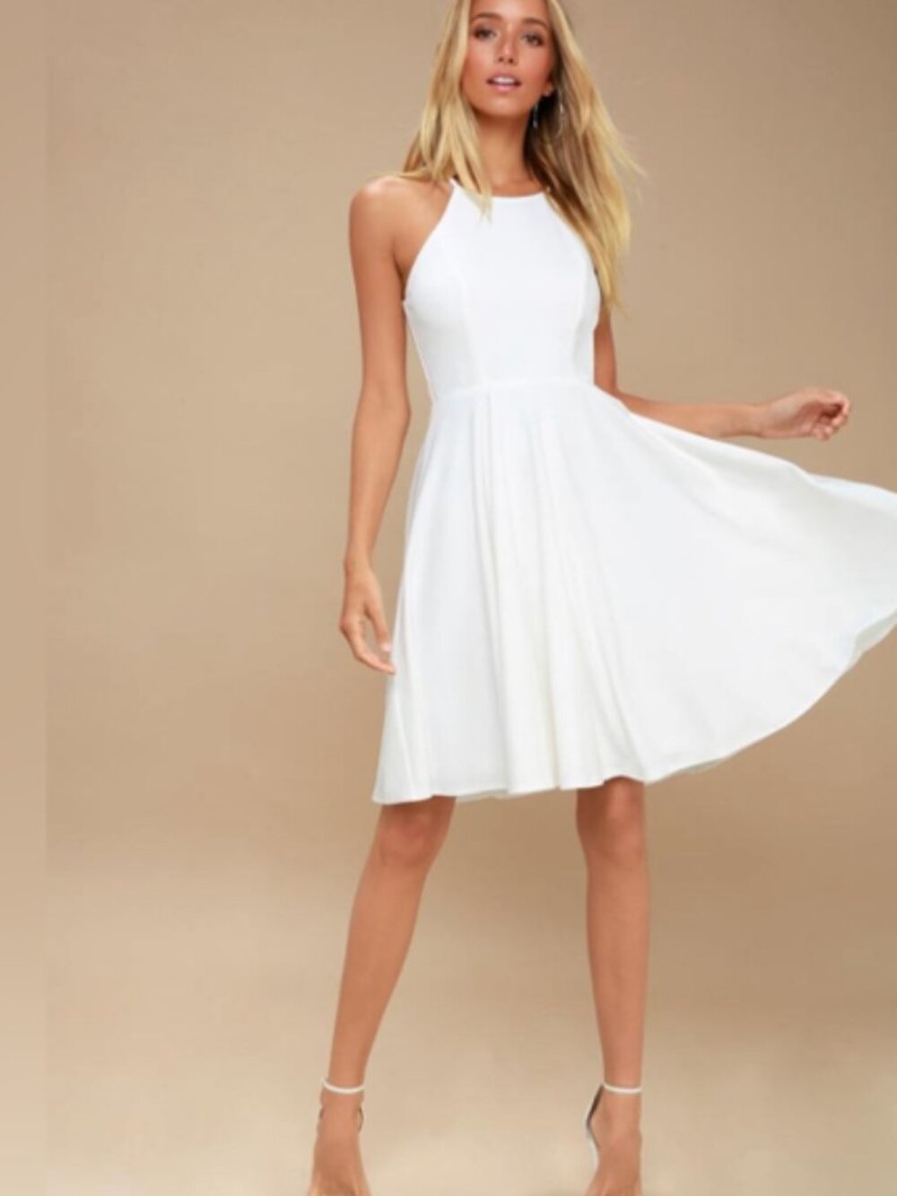 Lulus Irresistible Charm White Midi Dress